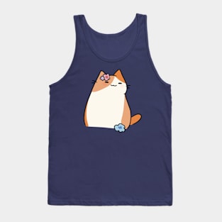 Pumpkin cat Tank Top